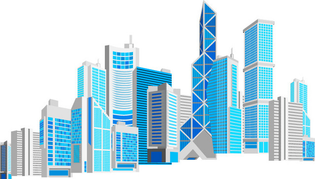 科技感城市简约素材
