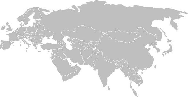 亚欧大陆地图素材