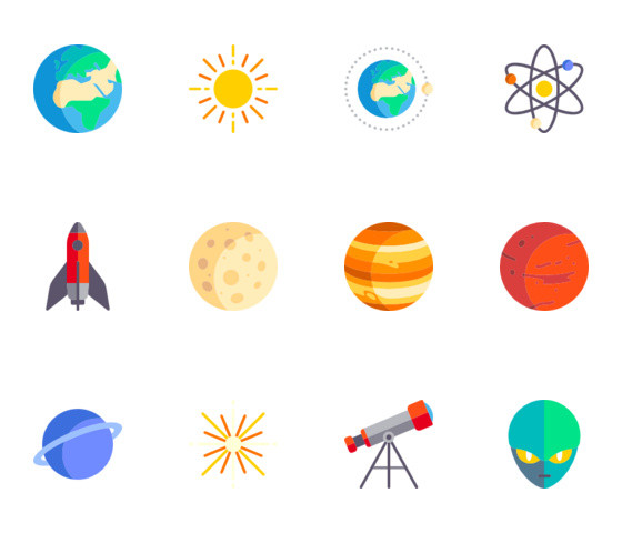 彩色简约星空下载素材