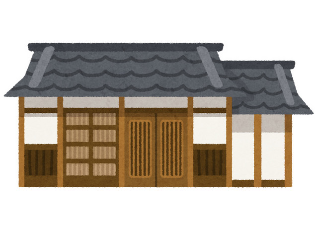 木质房屋建筑模型素材图