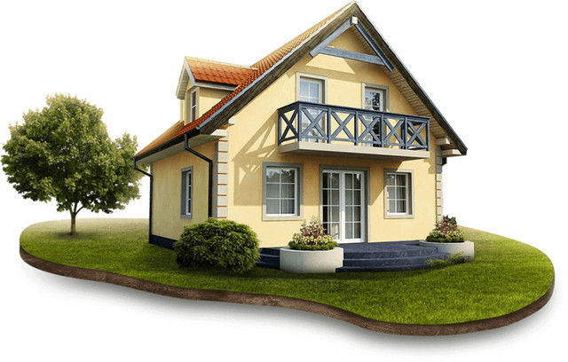 房屋建筑模型素材图