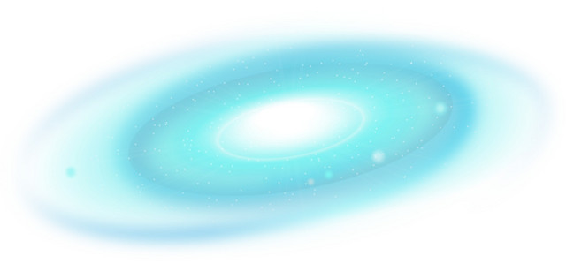 蓝色唯美星空免扣素材