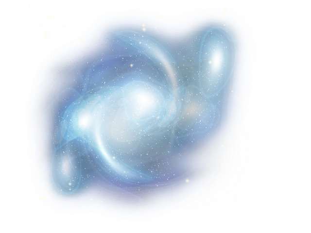 蓝色唯美星空下载素材