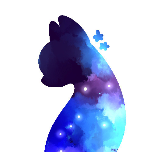 蓝色唯美星空免扣素材