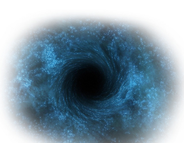 蓝色简约星空免扣素材