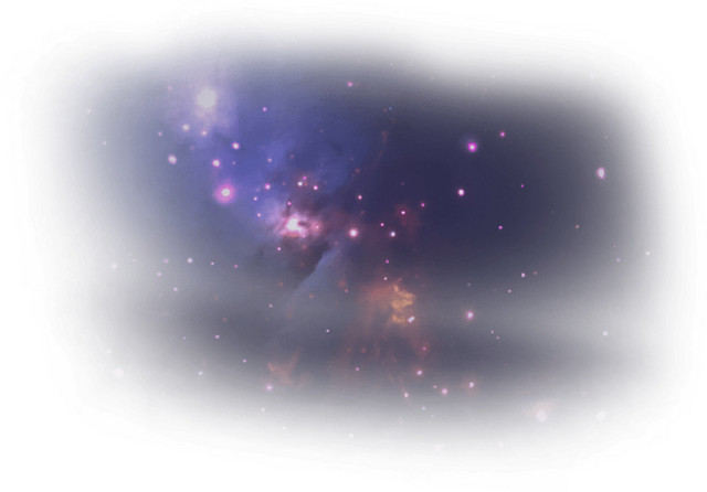 蓝色唯美星空免扣素材