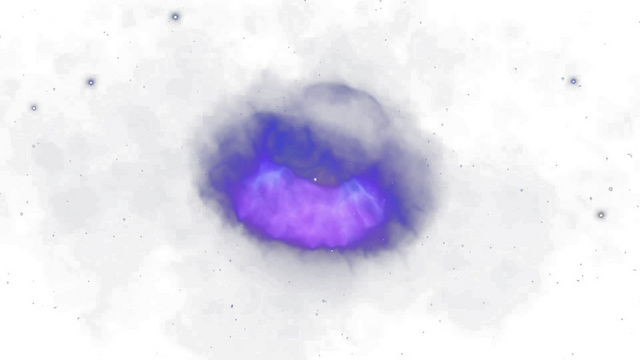 淡蓝色简约星空免扣素材