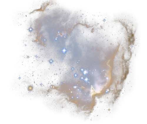 淡灰色简约星空免扣素材