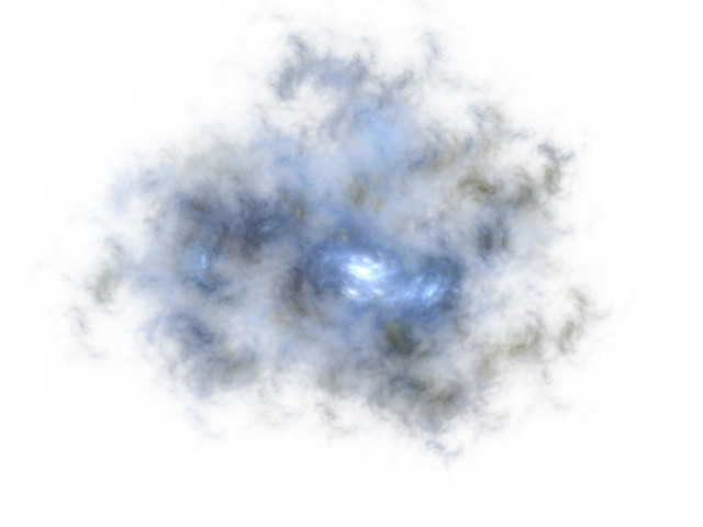 淡蓝色简约星空免扣素材