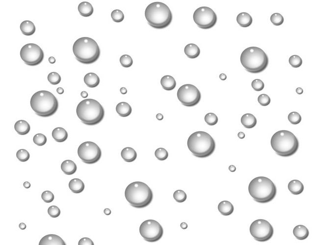 白色水分子素材
