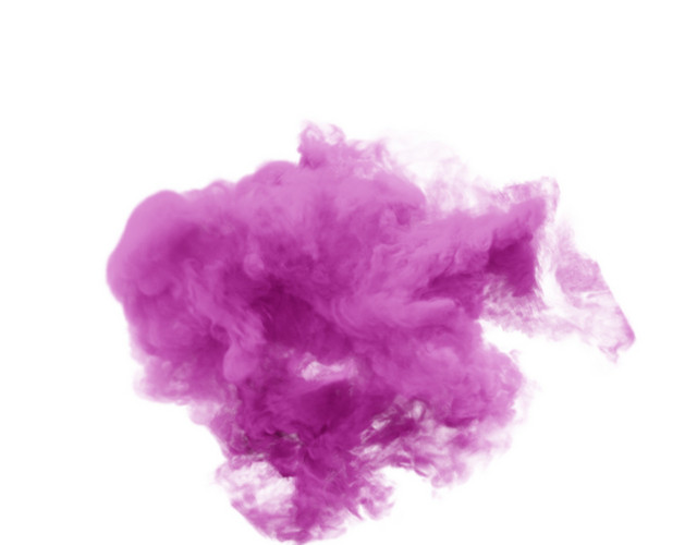紫色简约烟雾免扣素材