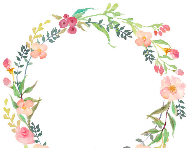 花朵花环素材