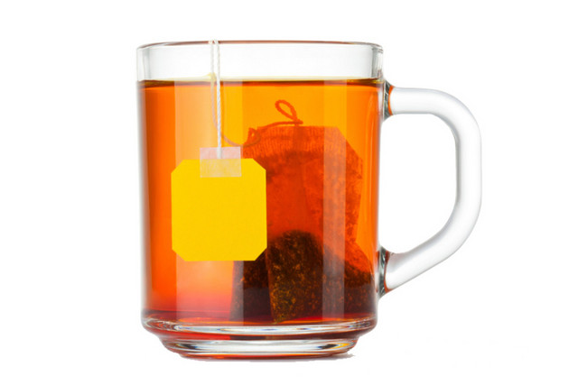 红茶品茶茶具元素