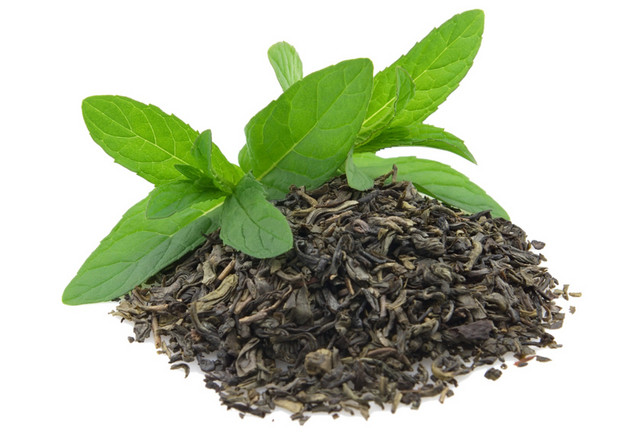 茶叶茶道元素