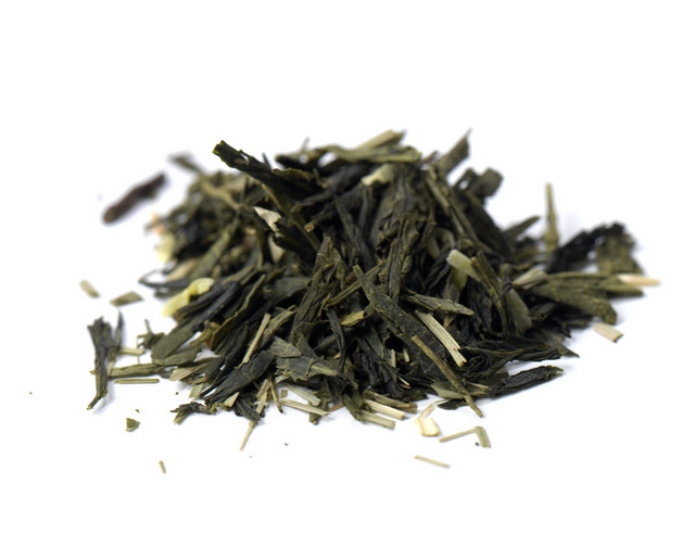 干茶叶泡茶元素