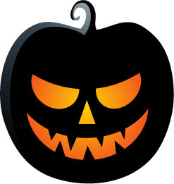 万圣节恶魔南瓜灯
