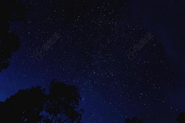 广告浪漫宁静漫天星星宣传背景图片