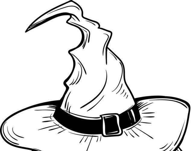 素描南瓜帽子素材