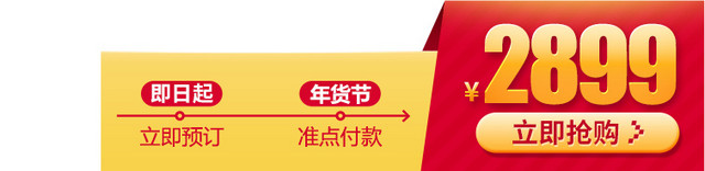 年货节抢购标签设计素材