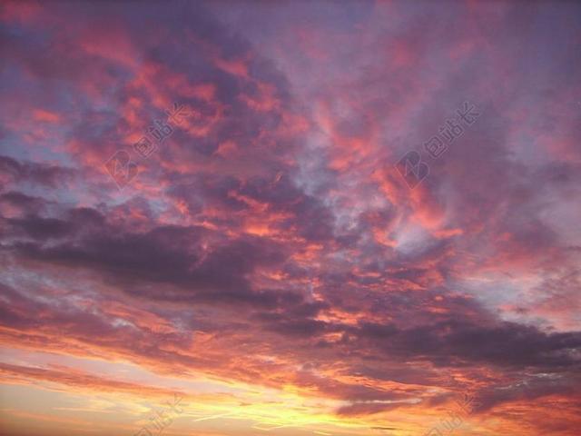 云 余辉 天空 晚上 日落 黄昏 傍晚的天空 夕阳