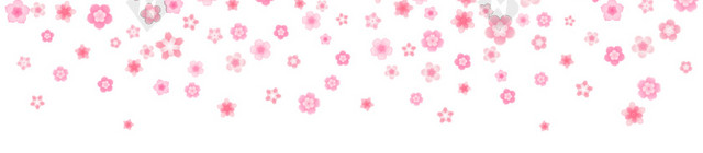 浪漫粉色樱花花瓣背景图