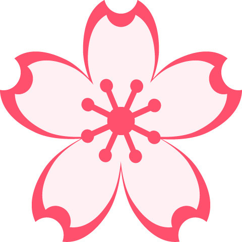手绘红色花朵素材下载