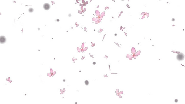 简约粉色樱花清新素材