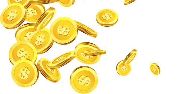 货币金币矢量素材