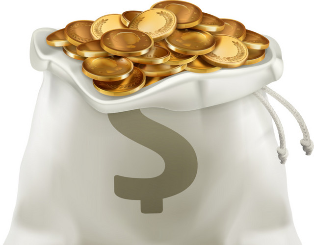货币金币矢量素材