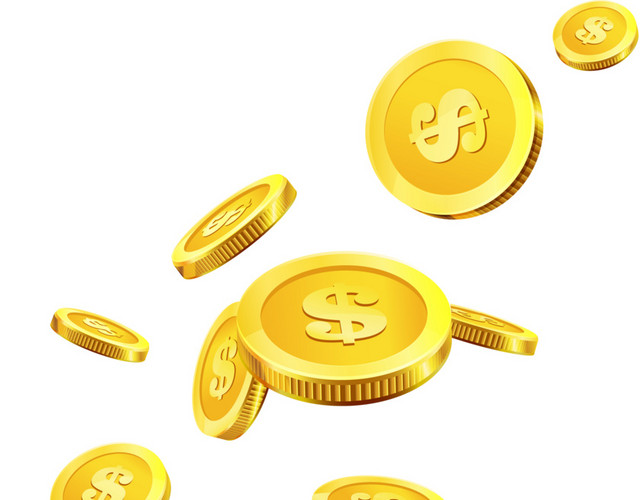 货币金币矢量素材