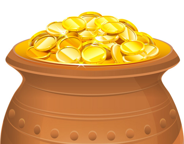 货币金币矢量素材