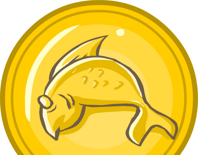 游戏金币矢量素材