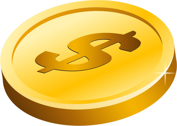 货币金币矢量素材