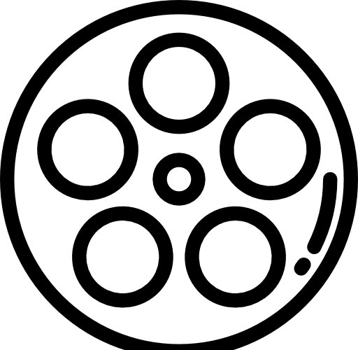 黑白电影胶卷放映机素材