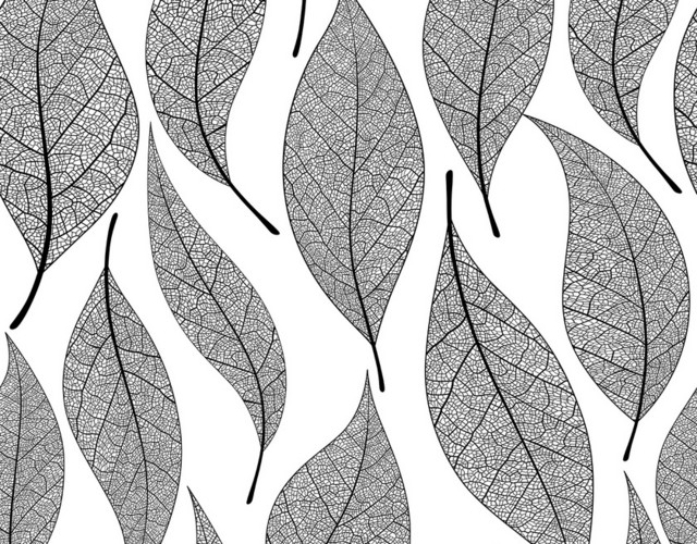创意树叶图案纹理底纹矢量素材