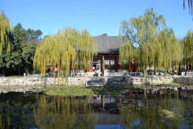 旅游传统古典园林宣传背景图片