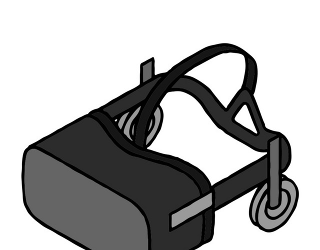 虚拟现实VR眼镜矢量素材