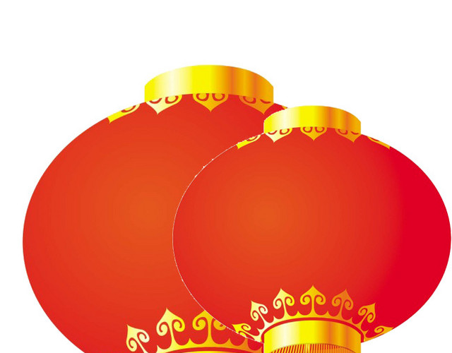 红色灯笼图案
