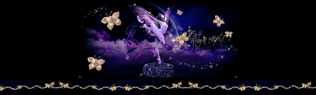 紫色芭蕾梦想背景BANNER
