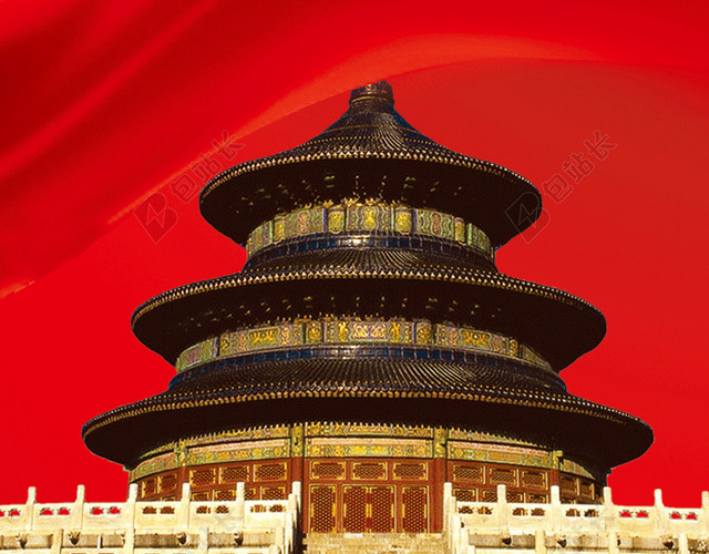 大气故宫建筑背景