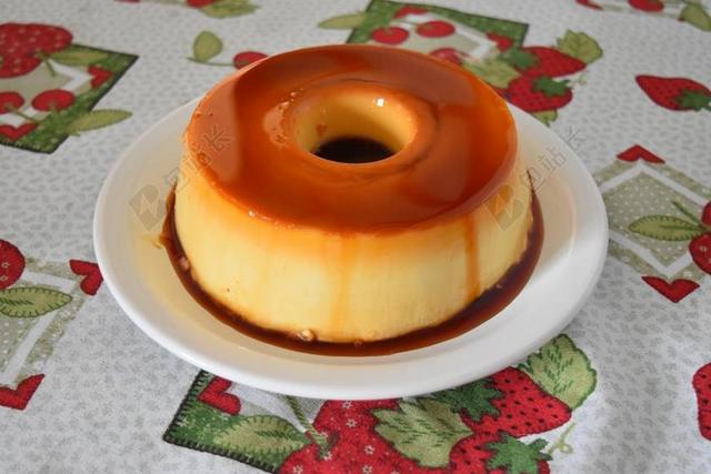 布丁 甜点 黄色 美味
