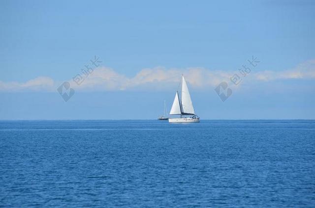 海洋 帆船 天空 蓝色 水 风 游艇