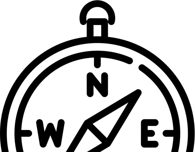指北针指南针图标