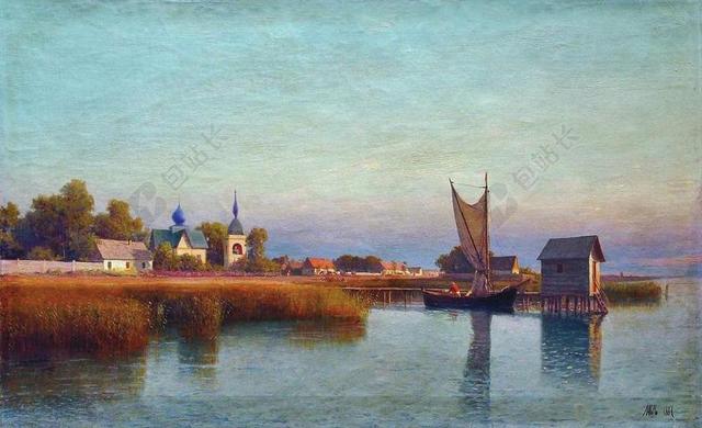 拉戈里奥GORODKA 艺术 艺术性 画 布面油画 景观 自然
