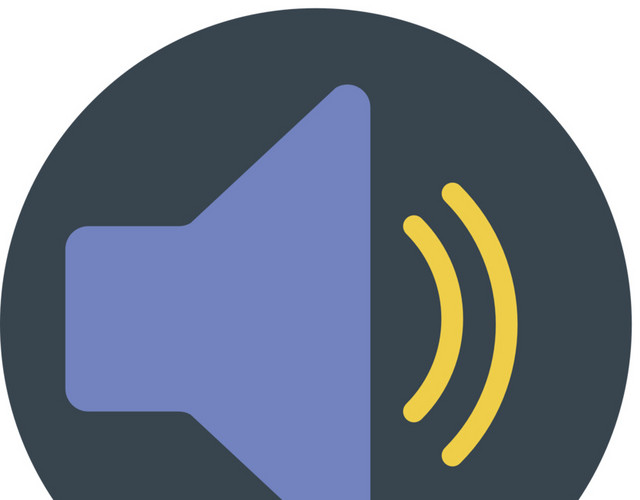 扁平化声音喇叭图标素材