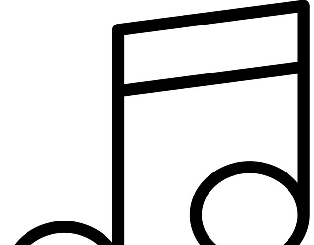 手绘音符图标元素