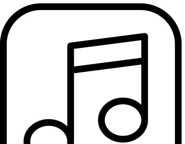手绘音乐符号图标元素下载