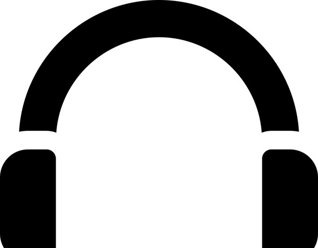 黑色语音话筒矢量元素