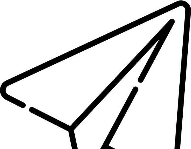 手绘纸飞机图标下载
