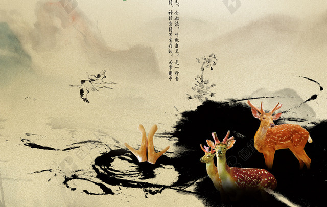 中药鹿茸产品介绍背景